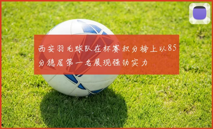 西安羽毛球队在杯赛积分榜上以85分稳居第一名展现强劲实力