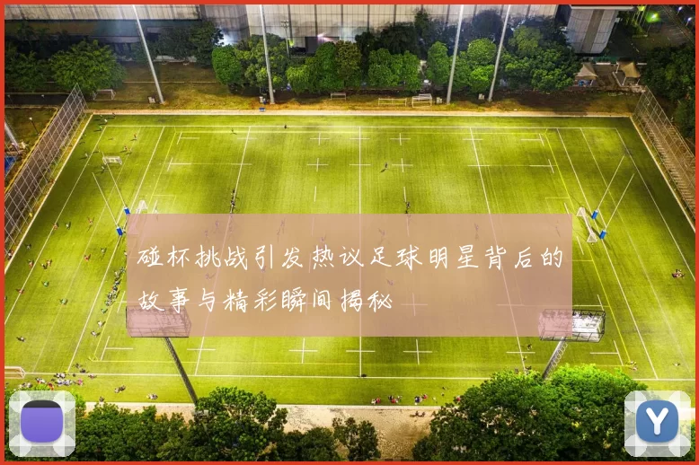 碰杯挑战引发热议足球明星背后的故事与精彩瞬间揭秘